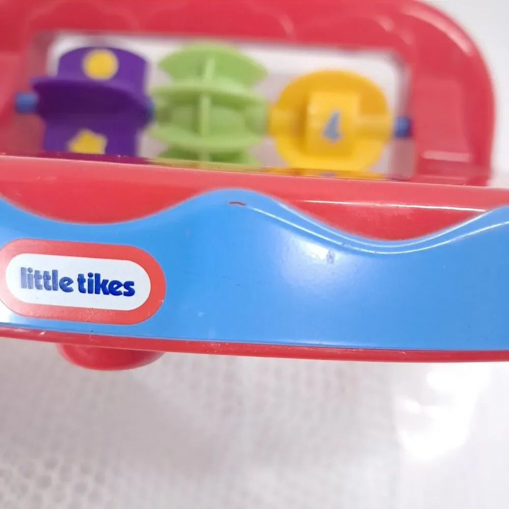 Little Tikes Bath Toy Basketball Hoop net w/ 1 ball tub play kids toddler